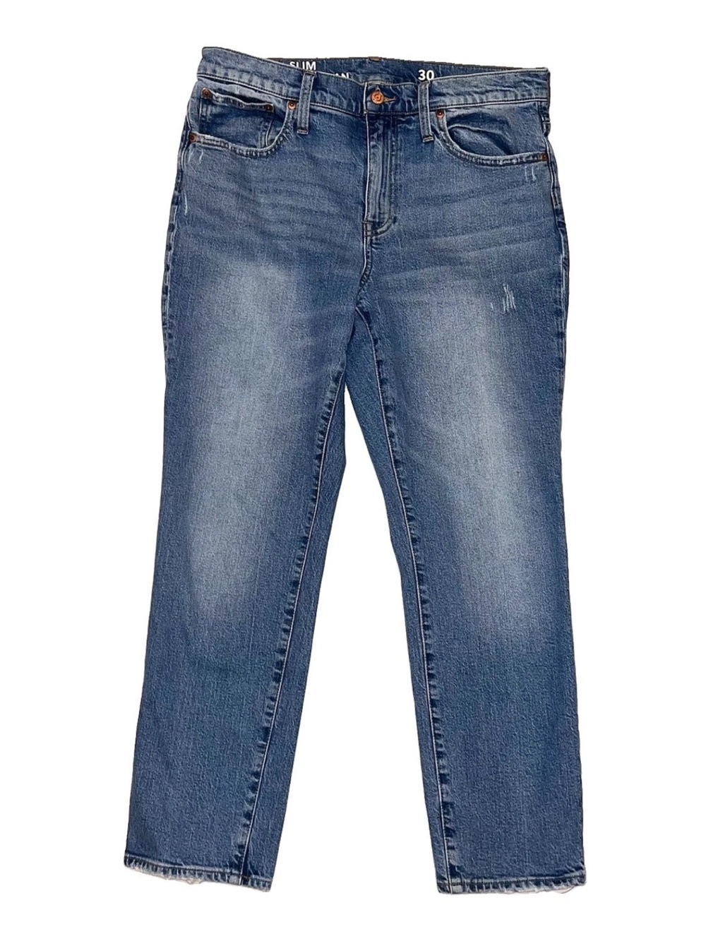 J. Crew Women’s Slim Leg High Rise Ankle Boyfriend Jeans Sz 30